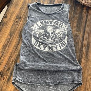 Lynyrd Skynyrd grey tank size medium